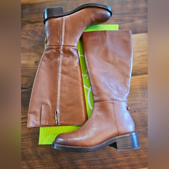 Sam EdelmanWomen's Mable Wide Calf Tall Riding Boots 7 - Picture 6 of 13